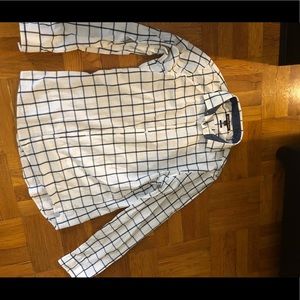 Michael kors checkered button down